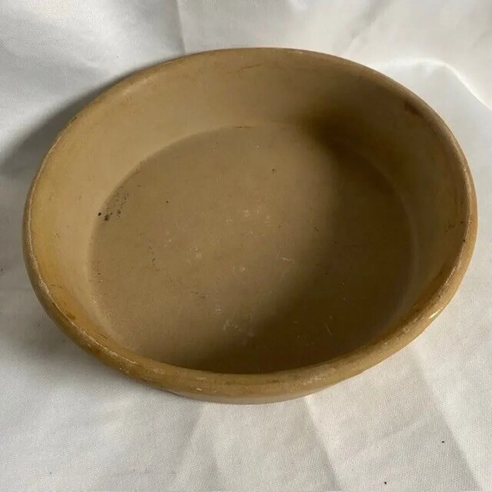 PAMPERED CHEF Family Heritage Stoneware Round Deep Dish 8 inch Baking Pan K118